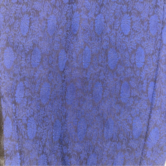 3.1 Phillip lim black/blue patterned silk trim joggers size 12 EUC - Picture 2 of 10